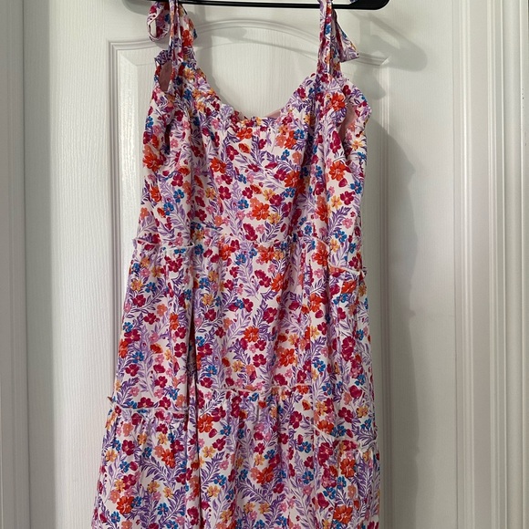 Pink Lily Multicolor Floral Dress - Picture 2 of 3